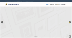 Desktop Screenshot of expertartservices.com